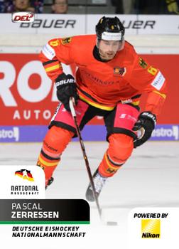 2018-19 Playercards (DEL) #DEL-384 Pascal Zerressen Front