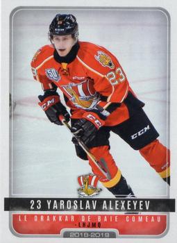 2018-19 Extreme Baie-Comeau Drakkar (QMJHL) #17 Yaroslav Alexeyev Front