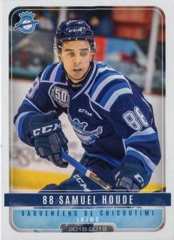 2018-19 Extreme Chicoutimi Sagueneens (QMJHL) #20 Samuel Houde Front
