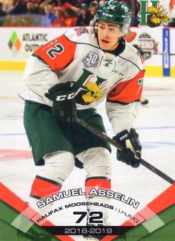 2018-19 Extreme Halifax Mooseheads (QMJHL) #5 Samuel Asselin Front