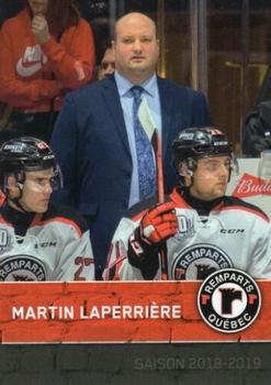 2018-19 Quebec Remparts (QMJHL) Update #12 Martin Laperriere Front
