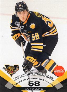 2018-19 Extreme Victoriaville Tigres (QMJHL) #20 Dominic Cormier Front