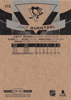 2019-20 O-Pee-Chee #112 Jake Guentzel Back