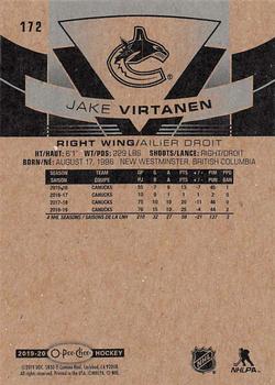 2019-20 O-Pee-Chee #172 Jake Virtanen Back