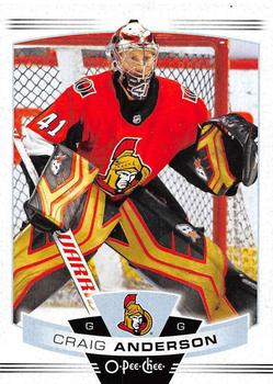 2019-20 O-Pee-Chee #176 Craig Anderson Front