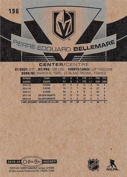 2019-20 O-Pee-Chee #196 Pierre-Edouard Bellemare Back