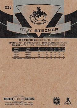 2019-20 O-Pee-Chee #225 Troy Stecher Back
