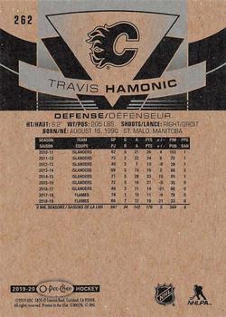 2019-20 O-Pee-Chee #262 Travis Hamonic Back
