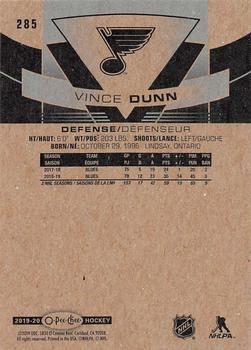 2019-20 O-Pee-Chee #285 Vince Dunn Back