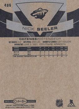 2019-20 O-Pee-Chee #406 Nick Seeler Back