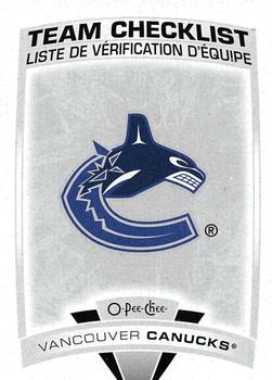 2019-20 O-Pee-Chee #578 Vancouver Canucks Front