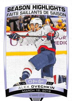2019-20 O-Pee-Chee #599 Alex Ovechkin Front