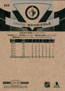 2019-20 O-Pee-Chee #444 Mark Scheifele Back