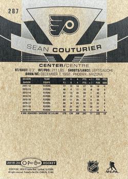 2019-20 O-Pee-Chee #287 Sean Couturier Back