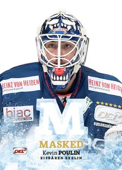 2018-19 Playercards (DEL) - Masked #DEL-MA02 Kevin Poulin Front