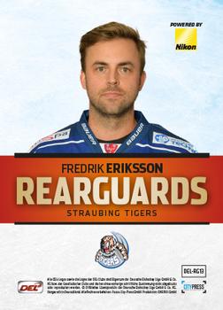 2018-19 Playercards (DEL) - Rearguards #DEL-RG13 Fredrik Eriksson Back