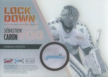 2014-15 Playercards Premium Serie 1 (DEL) - Lockdown #DEL-LD04 Sébastien Caron Back