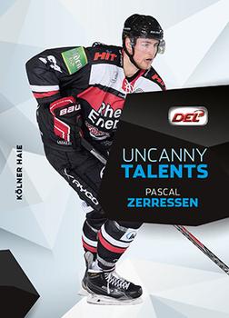 2014-15 Playercards Premium Serie 1 (DEL) - Uncanny Talents #DEL-UT08 Pascal Zerressen Front