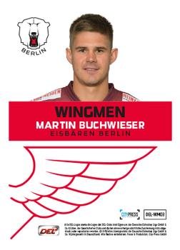 2017-18 Playercards (DEL) - Wingmen #DEL-WM03 Martin Buchwieser Back