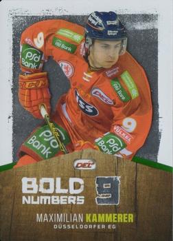 2017-18 Playercards (DEL) - Bold Numbers Parallel #DEL-BN04 Maximilian Kammerer Front