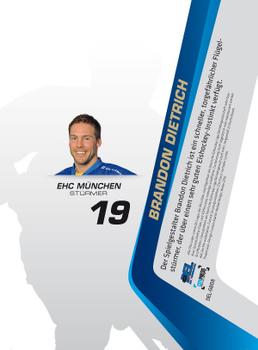 2010-11 Playercards (DEL) - Gamebreaker #GB8 Brandon Dietrich Back