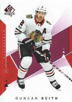 2018-19 SP Authentic - Limited Red #82 Duncan Keith Front