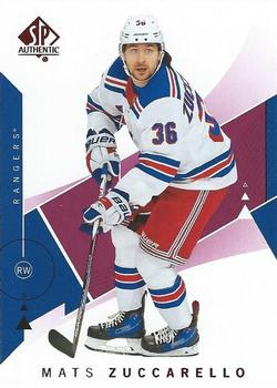 2018-19 SP Authentic - Limited Red #92 Mats Zuccarello Front