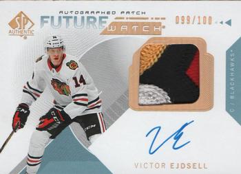 2018-19 SP Authentic - Limited Future Watch Autographed Patches #167 Victor Ejdsell Front