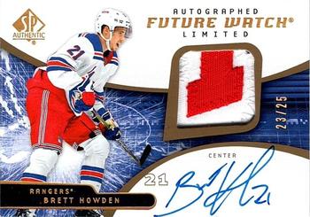 2018-19 SP Authentic - 2008-09 Retro Future Watch Limited Autographed Patches #R-BH Brett Howden Front