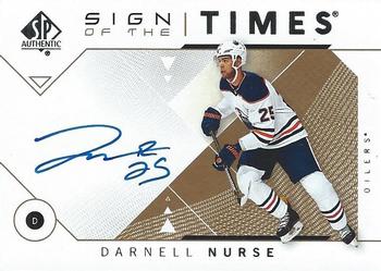 2018-19 SP Authentic - Sign of the Times #SOTT-DN Darnell Nurse Front