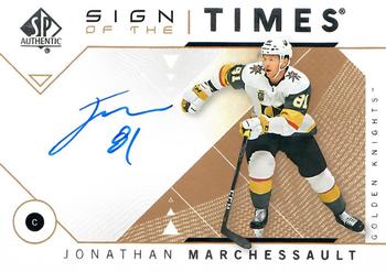 2018-19 SP Authentic - Sign of the Times #SOTT-JM Jonathan Marchessault Front