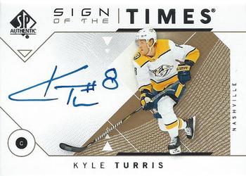 2018-19 SP Authentic - Sign of the Times #SOTT-KT Kyle Turris Front