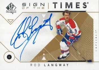 2018-19 SP Authentic - Sign of the Times #SOTT-RL Rod Langway Front