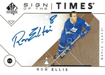 2018-19 SP Authentic - Sign of the Times #SOTT-RO Ron Ellis Front