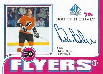 2018-19 SP Authentic - Sign of the Times 70s #ST70-BB Bill Barber Front