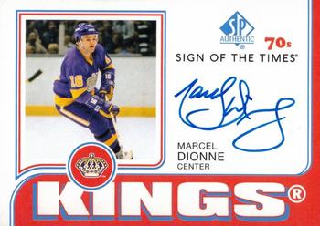 2018-19 SP Authentic - Sign of the Times 70s #ST70-MD Marcel Dionne Front