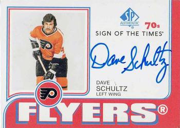 2018-19 SP Authentic - Sign of the Times 70s #ST70-SC Dave Schultz Front