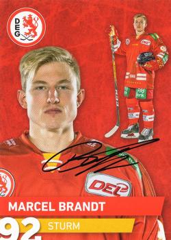 2017-18 Dusseldorfer EG Postcards #NNO Marcel Brandt Front