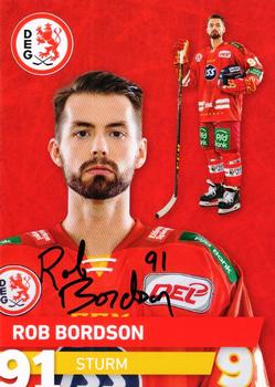 2017-18 Dusseldorfer EG Postcards #NNO Rob Bordson Front
