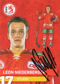 2017-18 Dusseldorfer EG Postcards #NNO Leon Niederberger Front