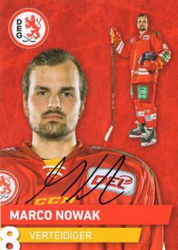 2017-18 Dusseldorfer EG Postcards #NNO Marco Nowak Front