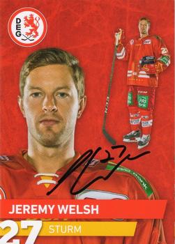 2017-18 Dusseldorfer EG Postcards #NNO Jeremy Welsh Front
