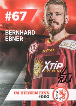 2018-19 Dusseldorfer EG Postcards #NNO Bernhard Ebner Front