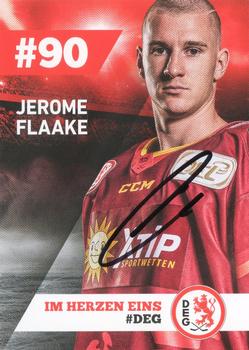 2018-19 Dusseldorfer EG Postcards #NNO Jerome Flaake Front