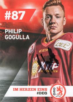 2018-19 Dusseldorfer EG Postcards #NNO Philip Gogulla Front
