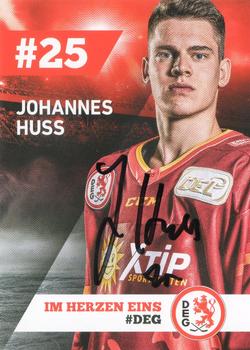 2018-19 Dusseldorfer EG Postcards #NNO Johannes Huß Front