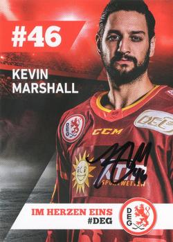 2018-19 Dusseldorfer EG Postcards #NNO Kevin Marshall Front