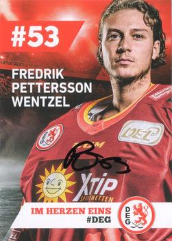 2018-19 Dusseldorfer EG Postcards #NNO Fredrik Pettersson-Wentzel Front