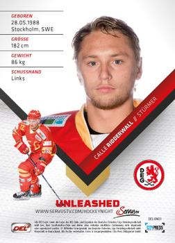 2012-13 Playercards (DEL) - Unleashed #DELUN03 Calle Ridderwall Back