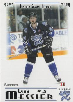 2007-08 Blueline Booster Club Lincoln Stars (USHL) Series 2 #33 Lyon Messier Front